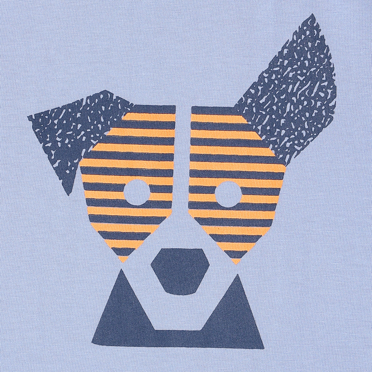 Baby Boys Blue Cotton Printed T-Shirt Regular Fit Casual Wear