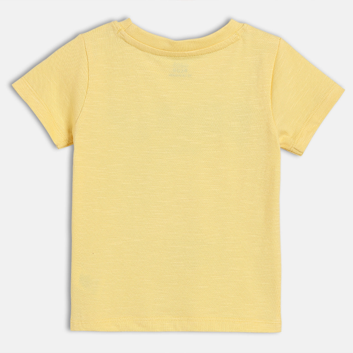 Baby Boys Summer Graphic Print T-Shirt, Yellow