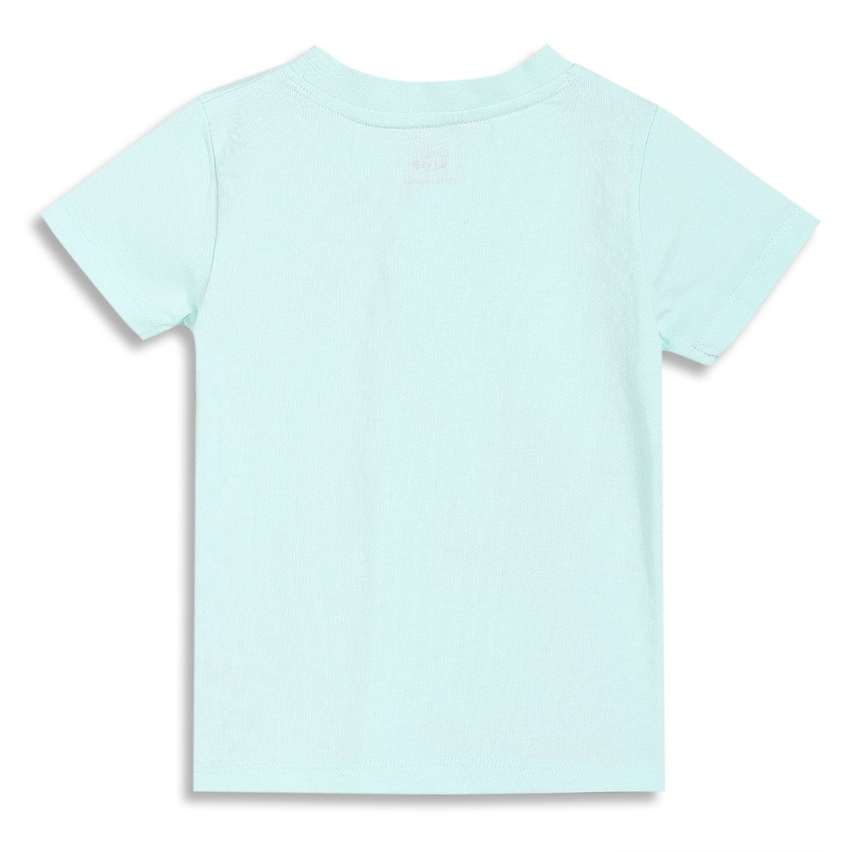 Baby Boys Turtle Print Henley T-Shirt, Aqua Blue