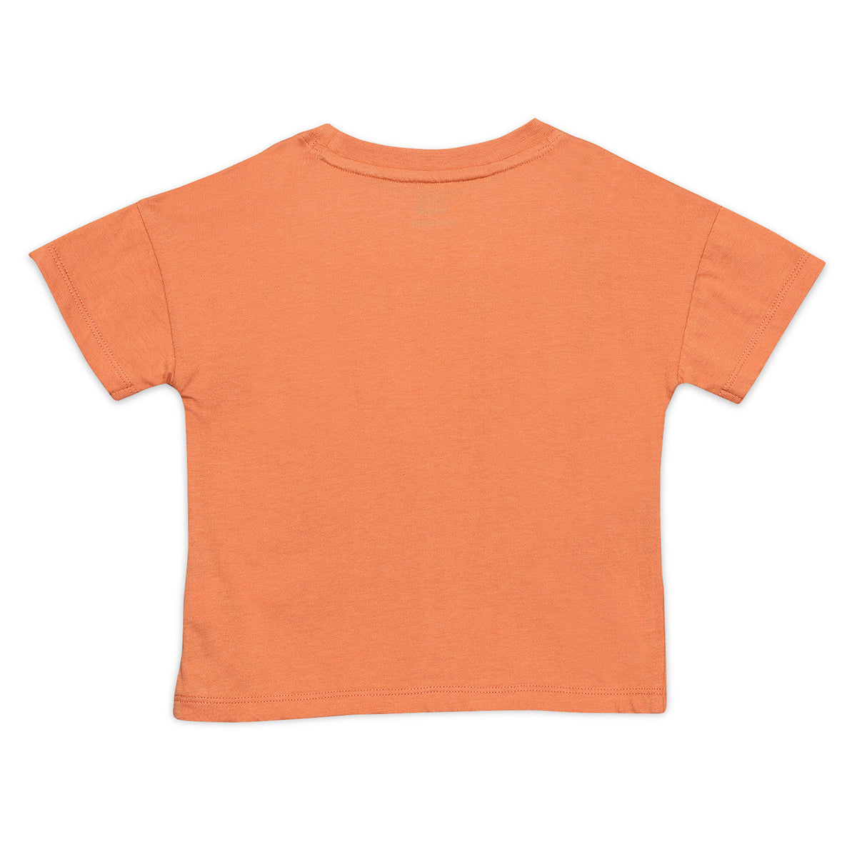 Baby Boys Cowboy Print T-shirt, Orange