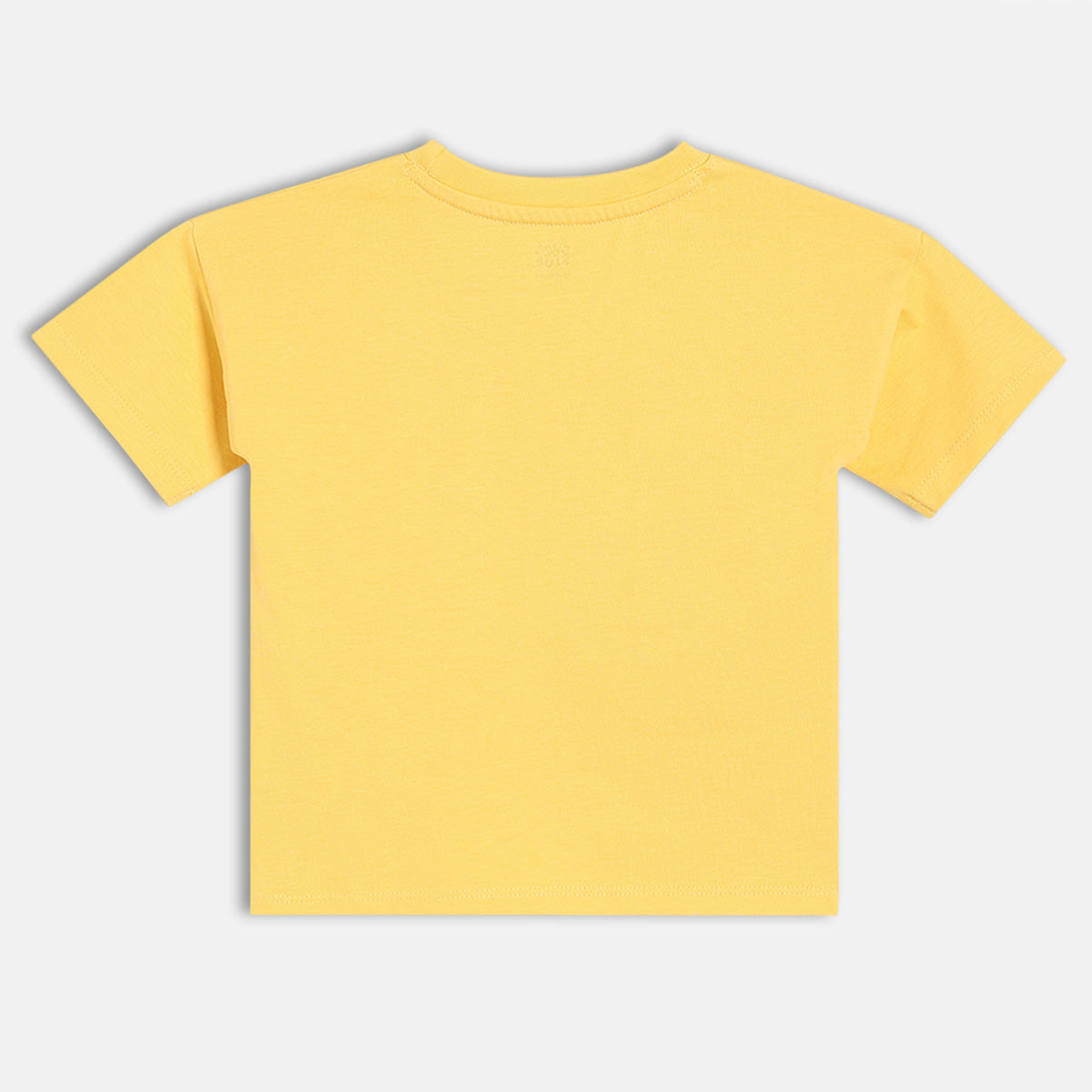 Boys Wild West Print On Chest T-Shirt, Yellow