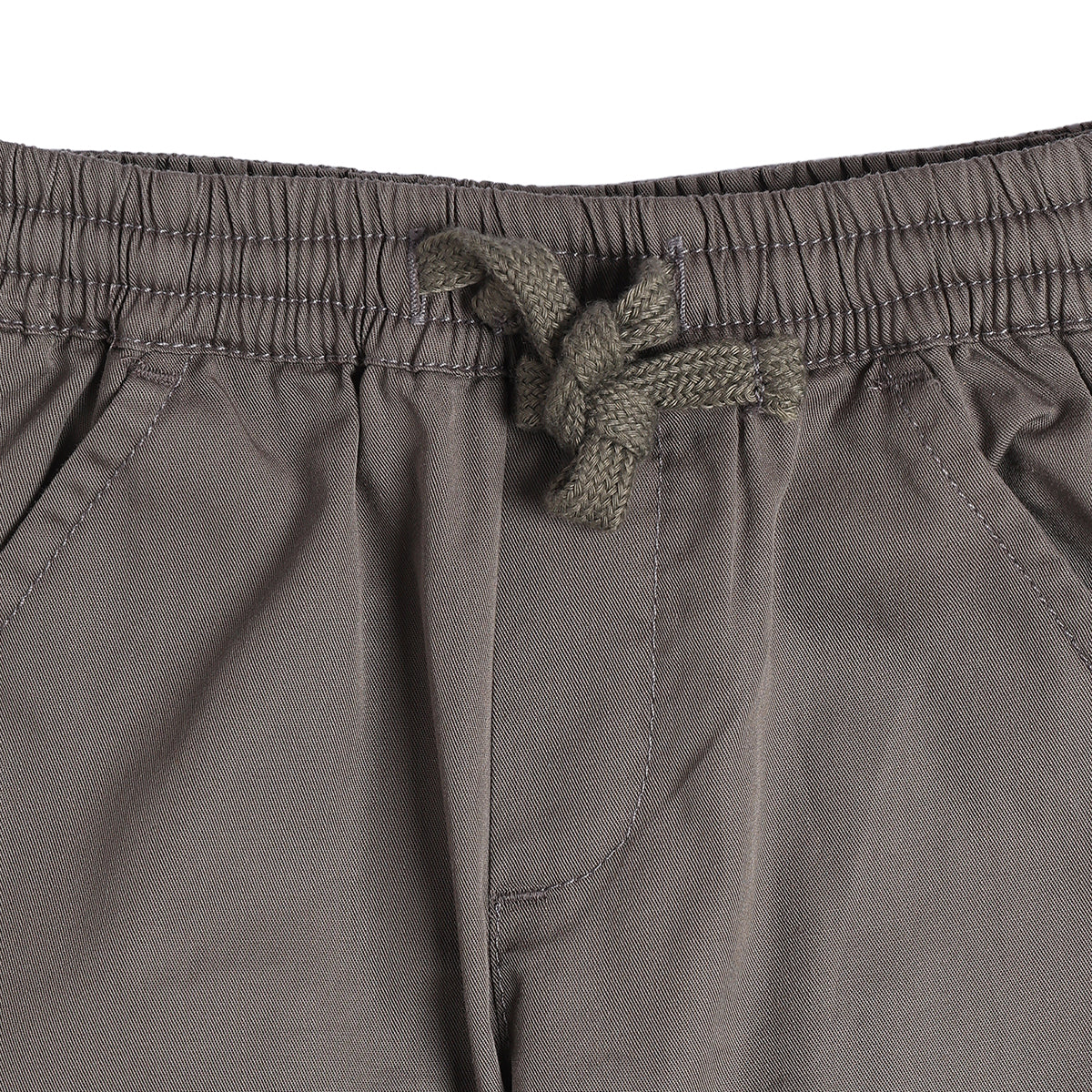 Boys Cargo Jogger Pants With Pocket Detail, Olive