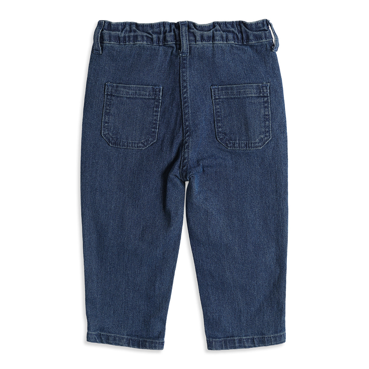 Baby Girls Blue Denim Jeans Regular Fit Casual Bottom Wear