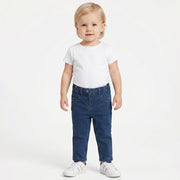 Baby Girls Blue Denim Jeans Regular Fit Casual Bottom Wear