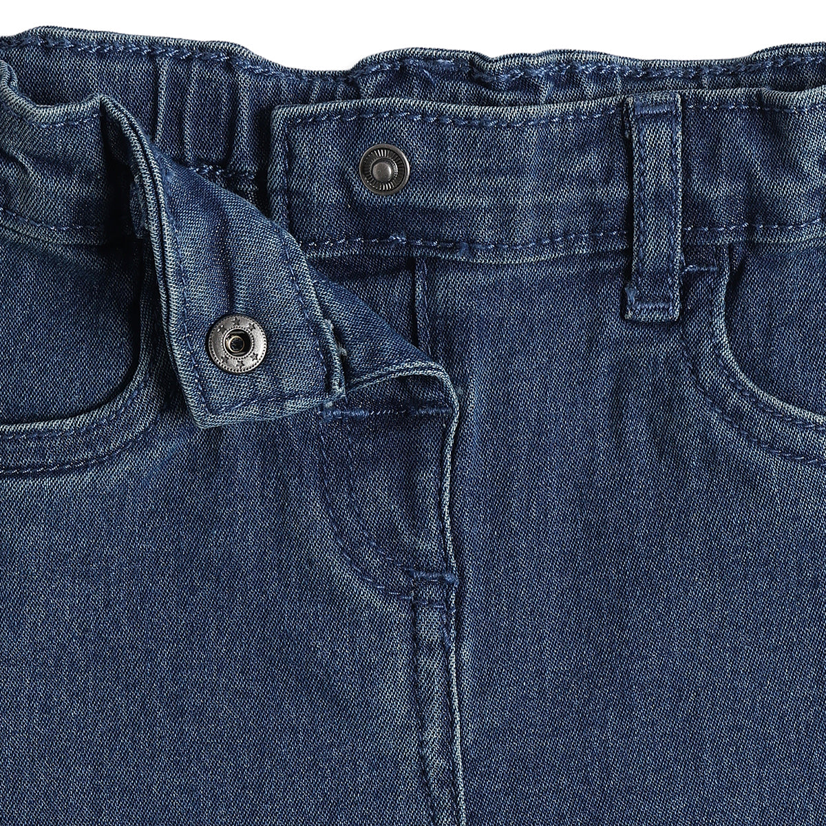 Baby Girls Blue Denim Jeans Regular Fit Casual Bottom Wear