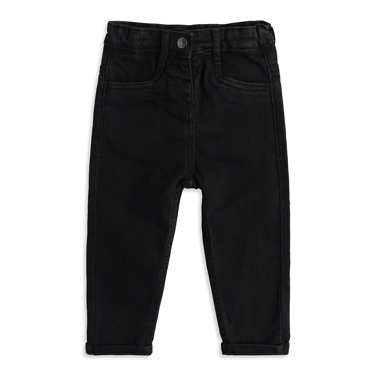 Baby Girls Black Denim Jeans Regular Fit Casual Bottom Wear