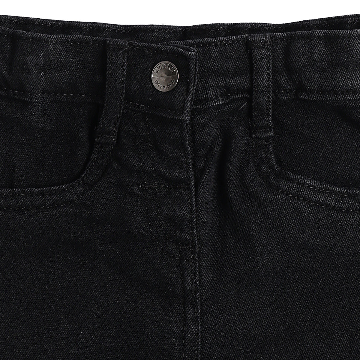 Baby Girls Black Denim Jeans Regular Fit Casual Bottom Wear