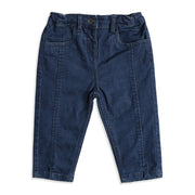 Baby Girls Blue Denim Jeggings Regular Fit Casual Bottom