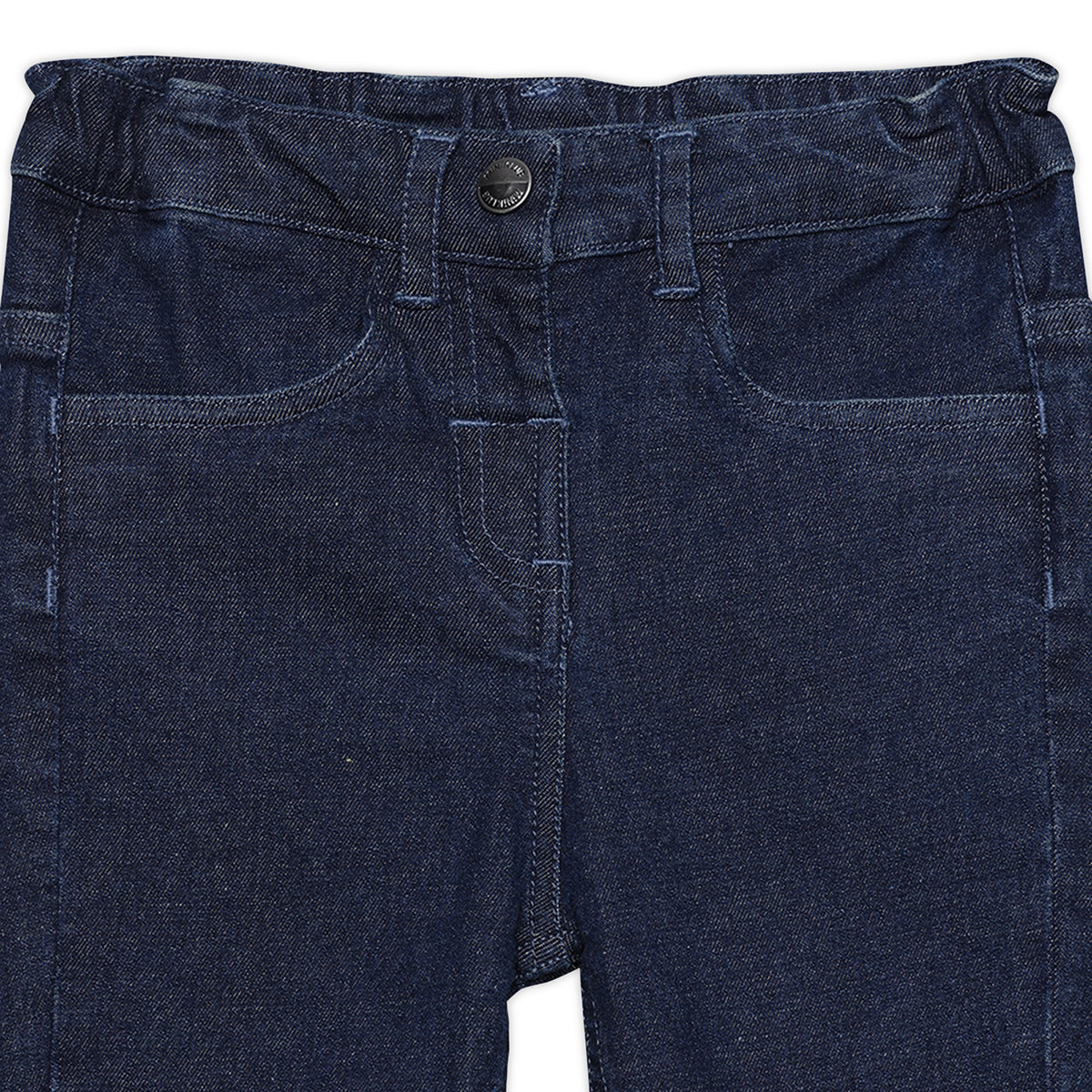 Baby Boys Solid Denim Jeans, Dark Blue