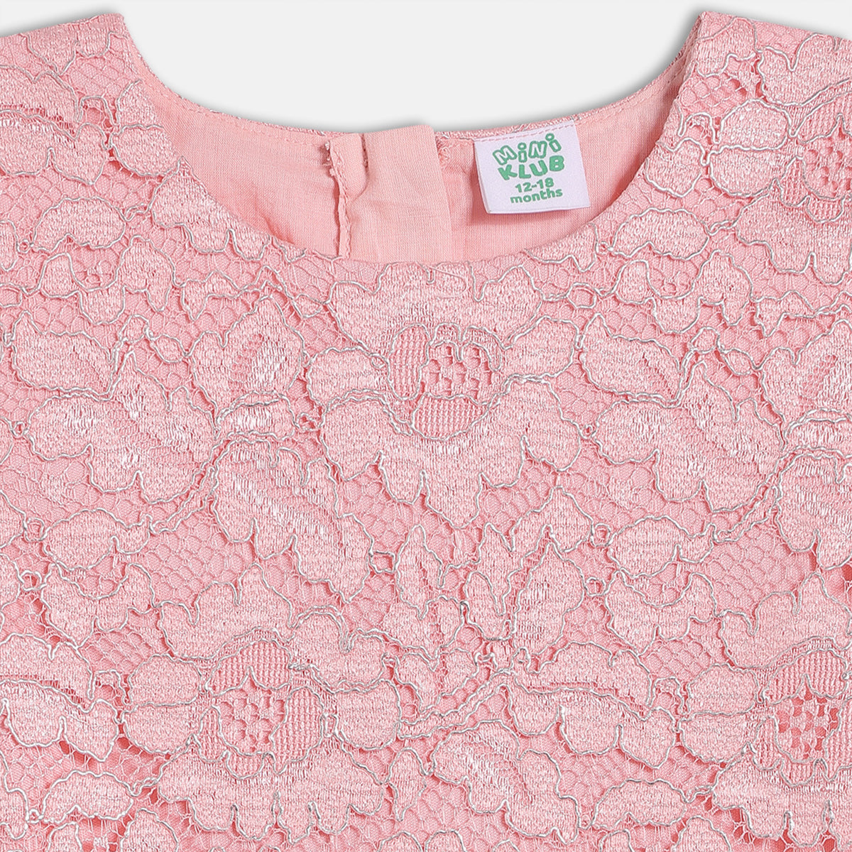 Baby Girls Lace Dress, Pink
