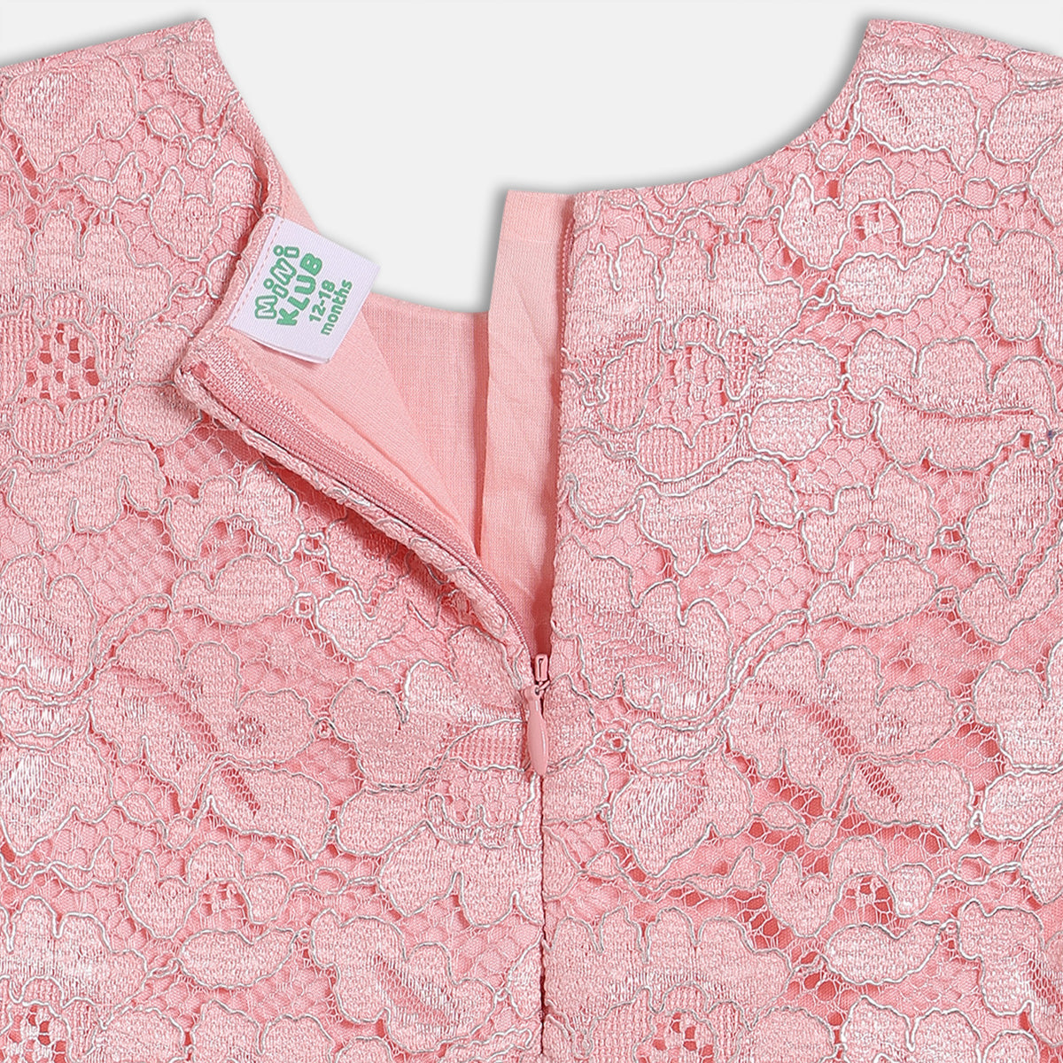 Baby Girls Lace Dress, Pink