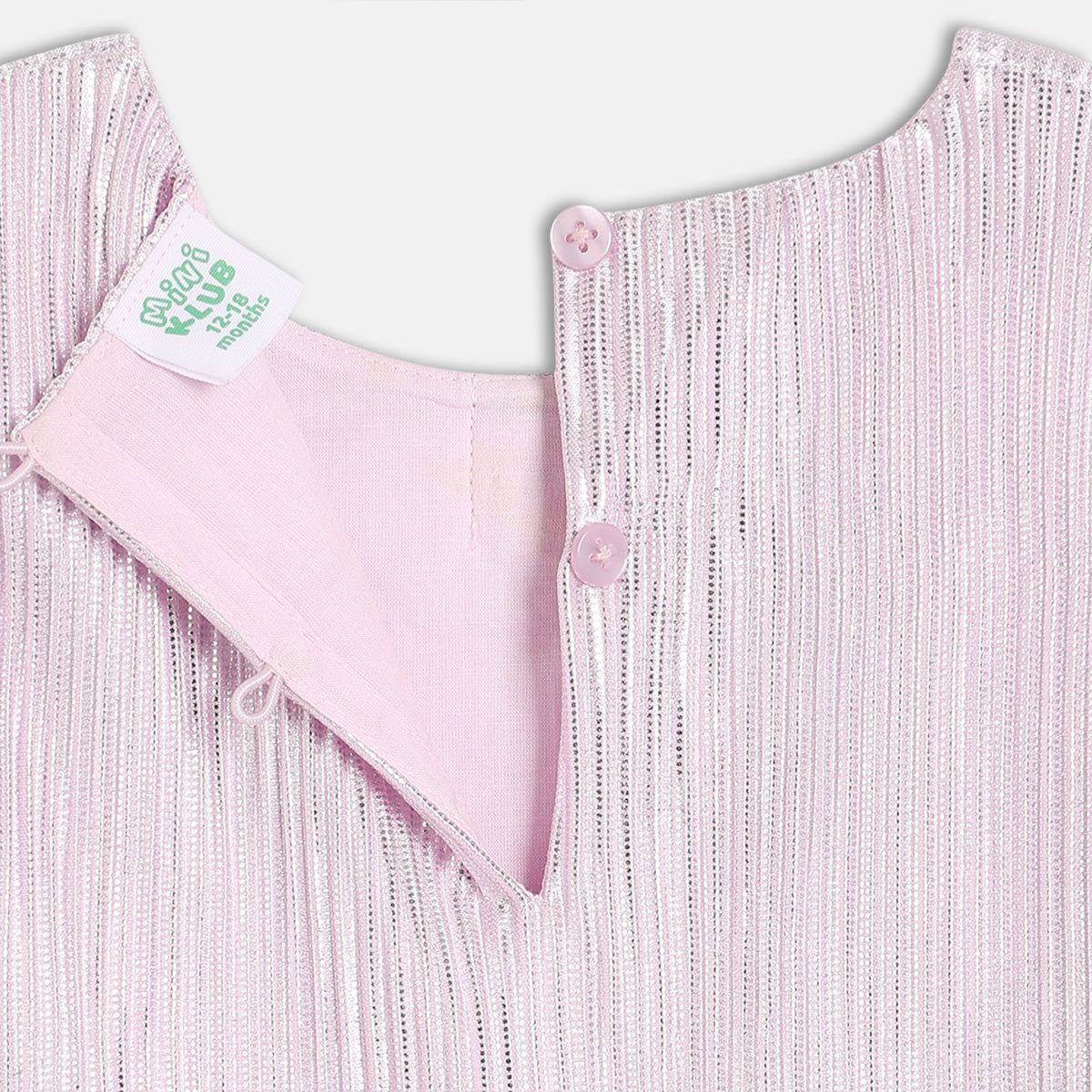 Baby Girls Shimmer Party Dress, Lilac