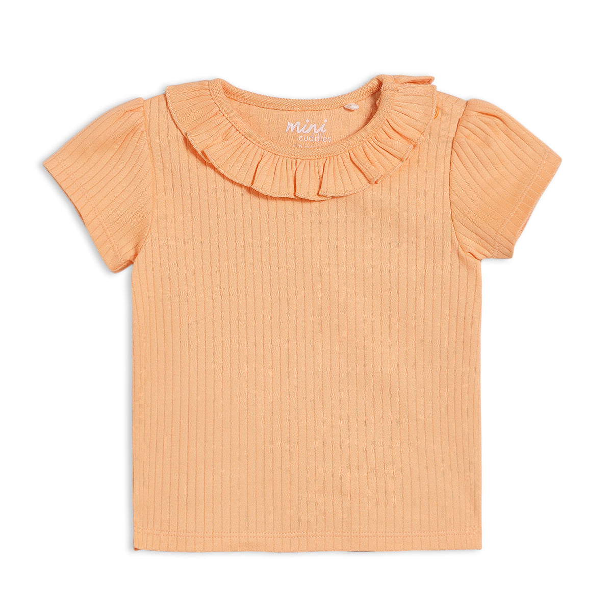 Baby Girls Fruit Print Dungaree Set, Multicolour