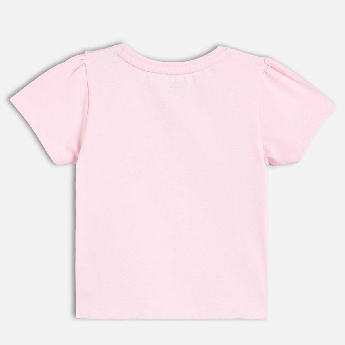 Baby Girls Heart Applique Denim Dungaree Set with T-Shirt, Pink and Light Blue