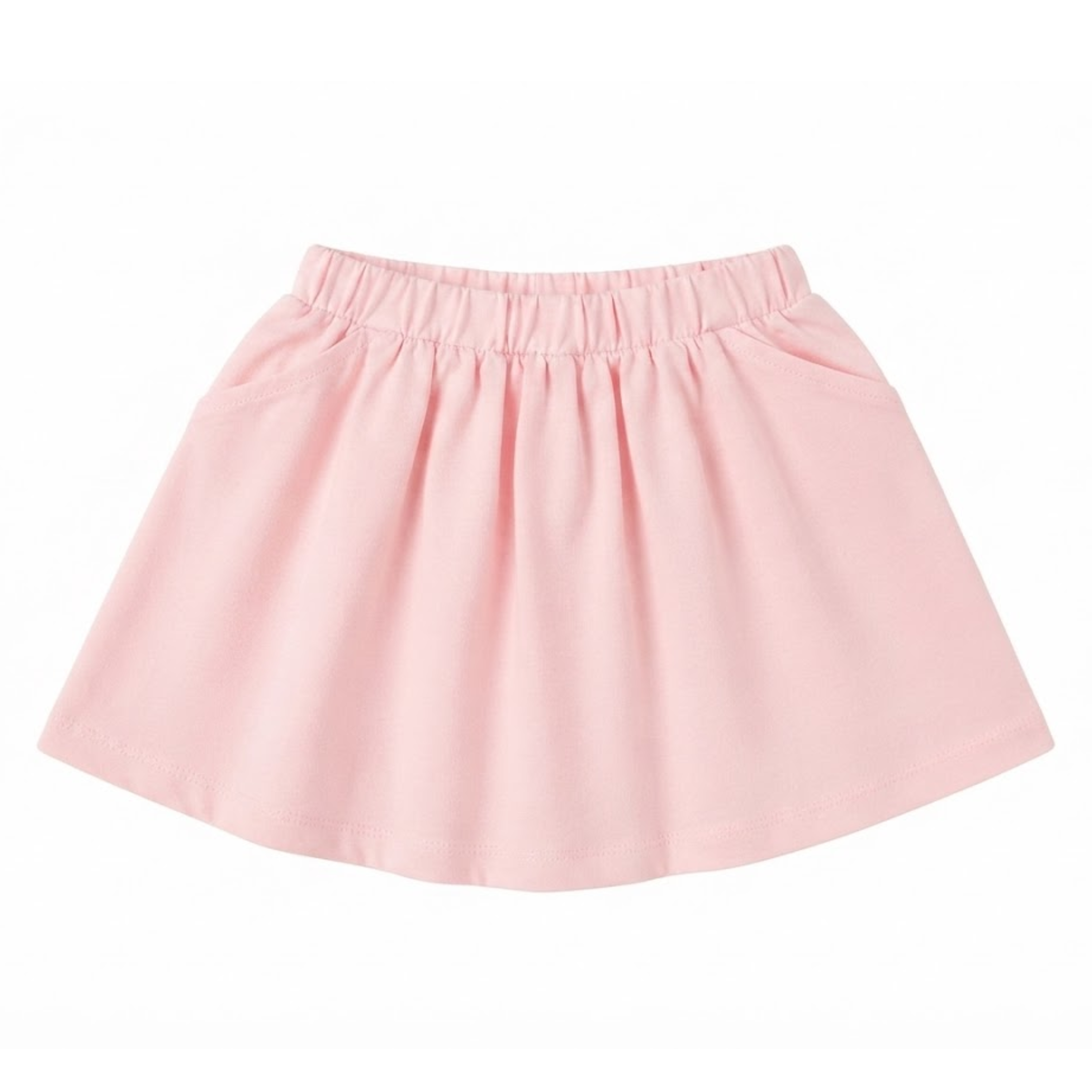 Baby Girls Light Pink Cotton Skirt Regular Fit Casual Kids Skirt
