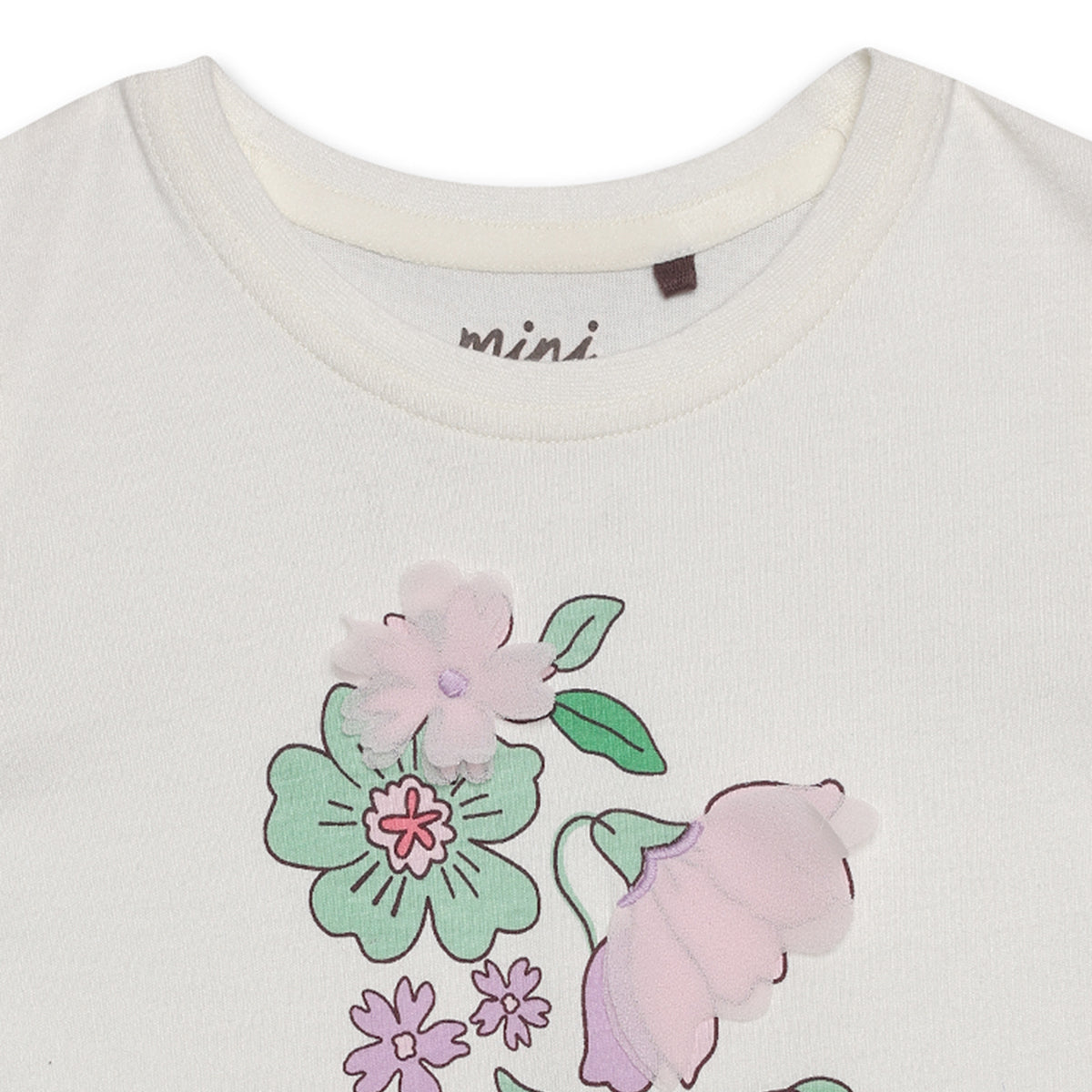 Baby Girls Floral Print and Appliqué T-Shirts Pack of 3, Multicolor