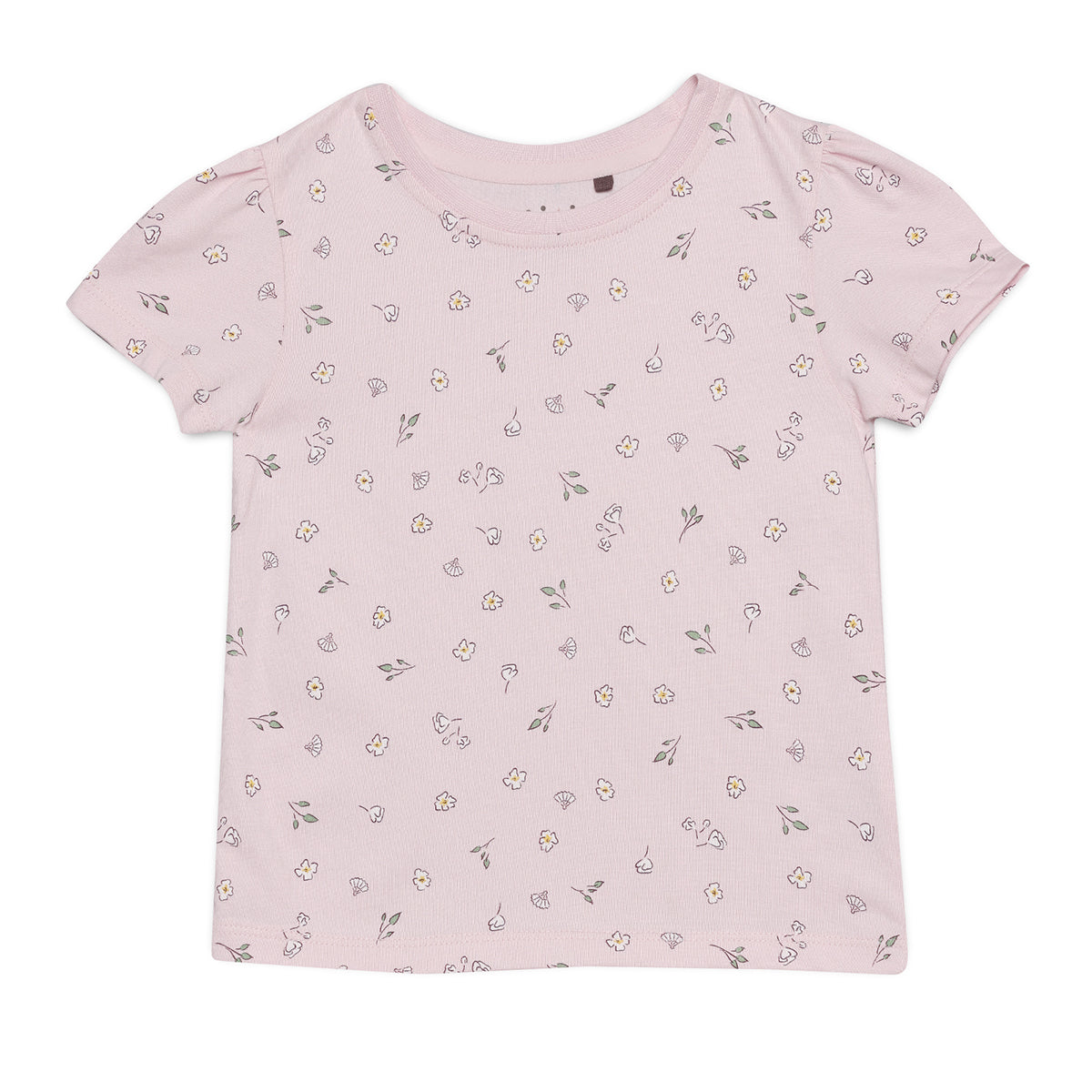 Baby Girls Floral Print and Appliqué T-Shirts Pack of 3, Multicolor