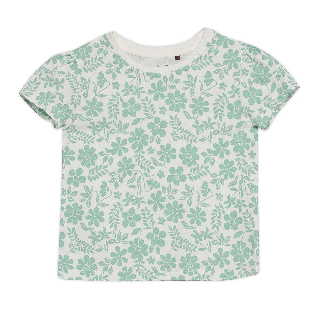 Baby Girls Floral Print and Appliqué T-Shirts Pack of 3, Multicolor