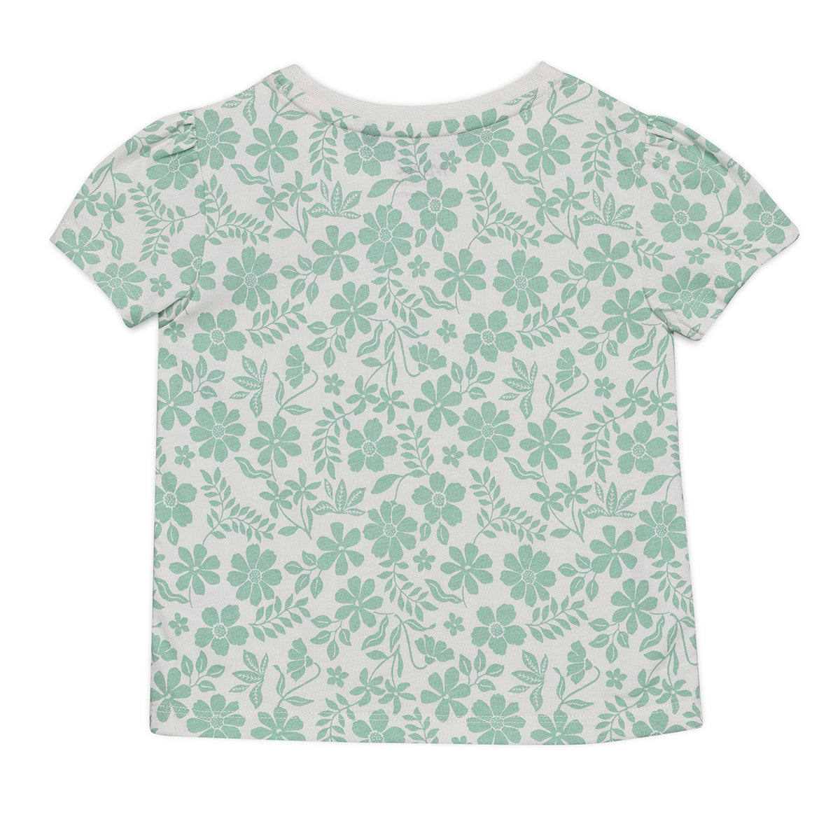 Baby Girls Floral Print and Appliqué T-Shirts Pack of 3, Multicolor