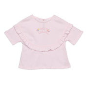 Baby Girls Daisy Dreams Ruffle Yoke Top, Light Pink