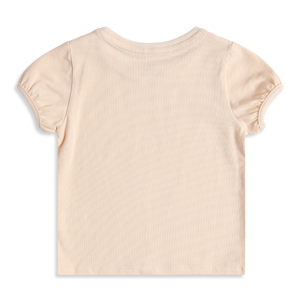 Baby Girls Sage Green Dungaree Dress with Peach T-Shirt Casual 2-Piece Outfit Set
