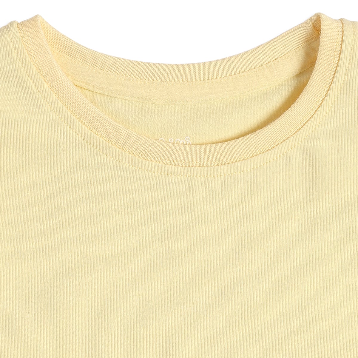 Baby Girls Yellow T-Shirt with White Embroidered Pinafore Dress Casual Outfit Set
