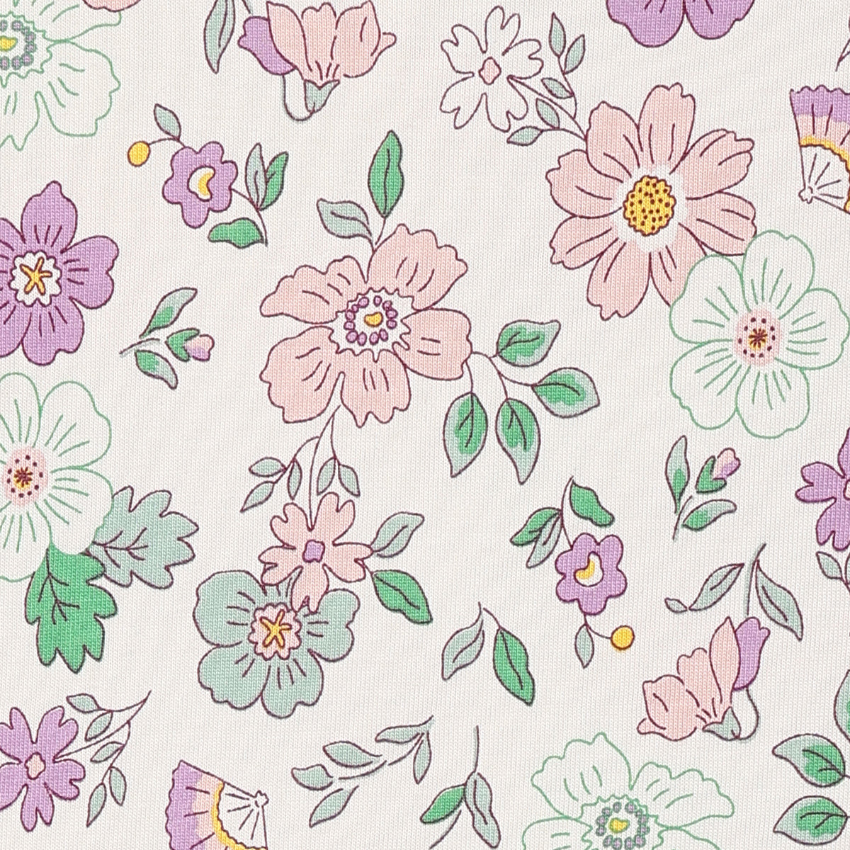 Baby Girls Floral Print T-Shirt and Solid Pinafore Pinny Pack of 2, Pink and Lilac