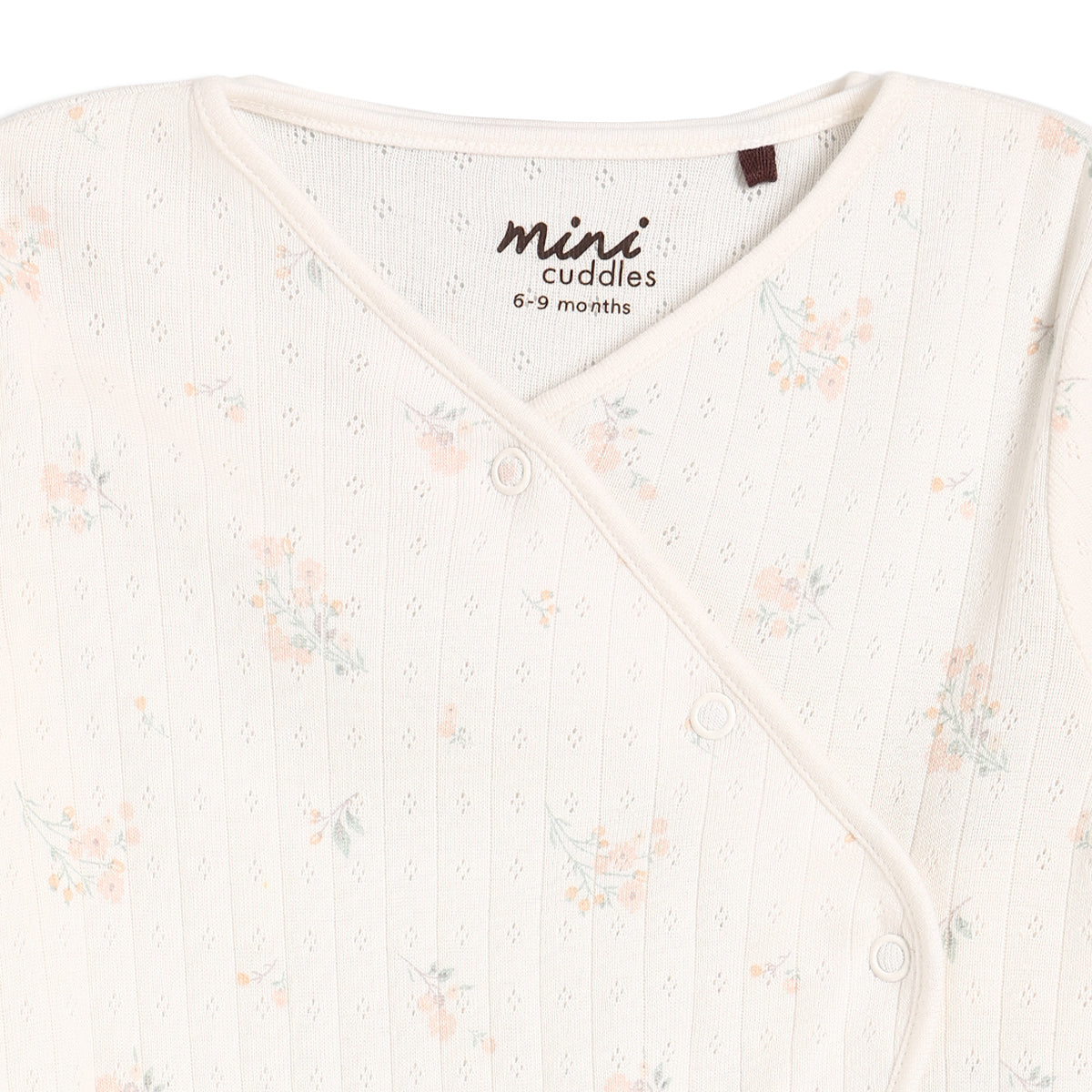 Baby Girls Printed Sleepsuit with Cap & Blanket Gift Set, Off White & Blush Pink