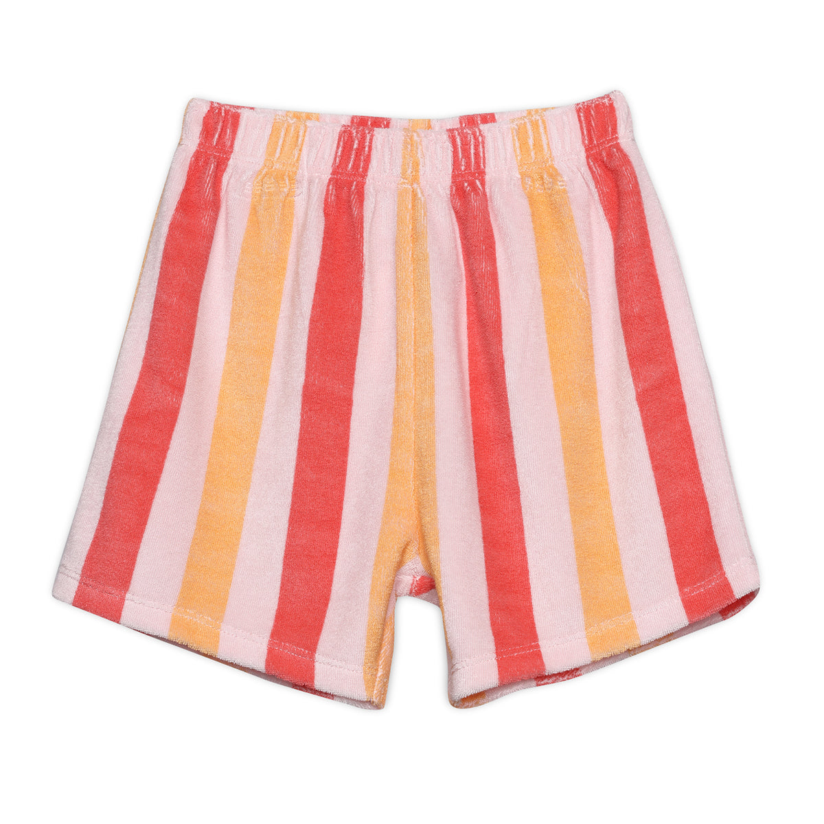 Baby Girls Multicolour Striped Shorts