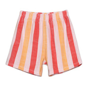 Baby Girls Multicolour Striped Shorts