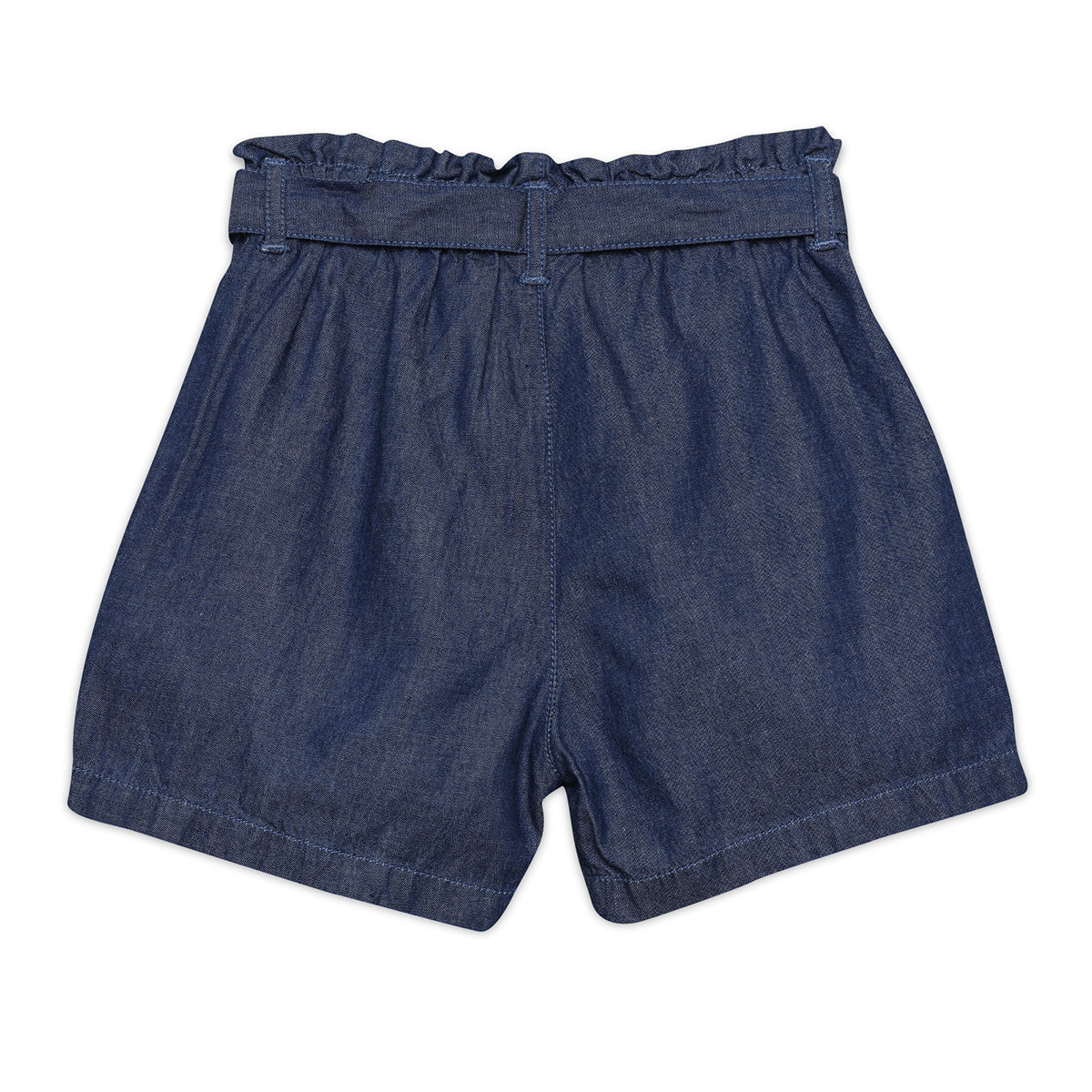 Baby Girls Denim Shorts, Blue