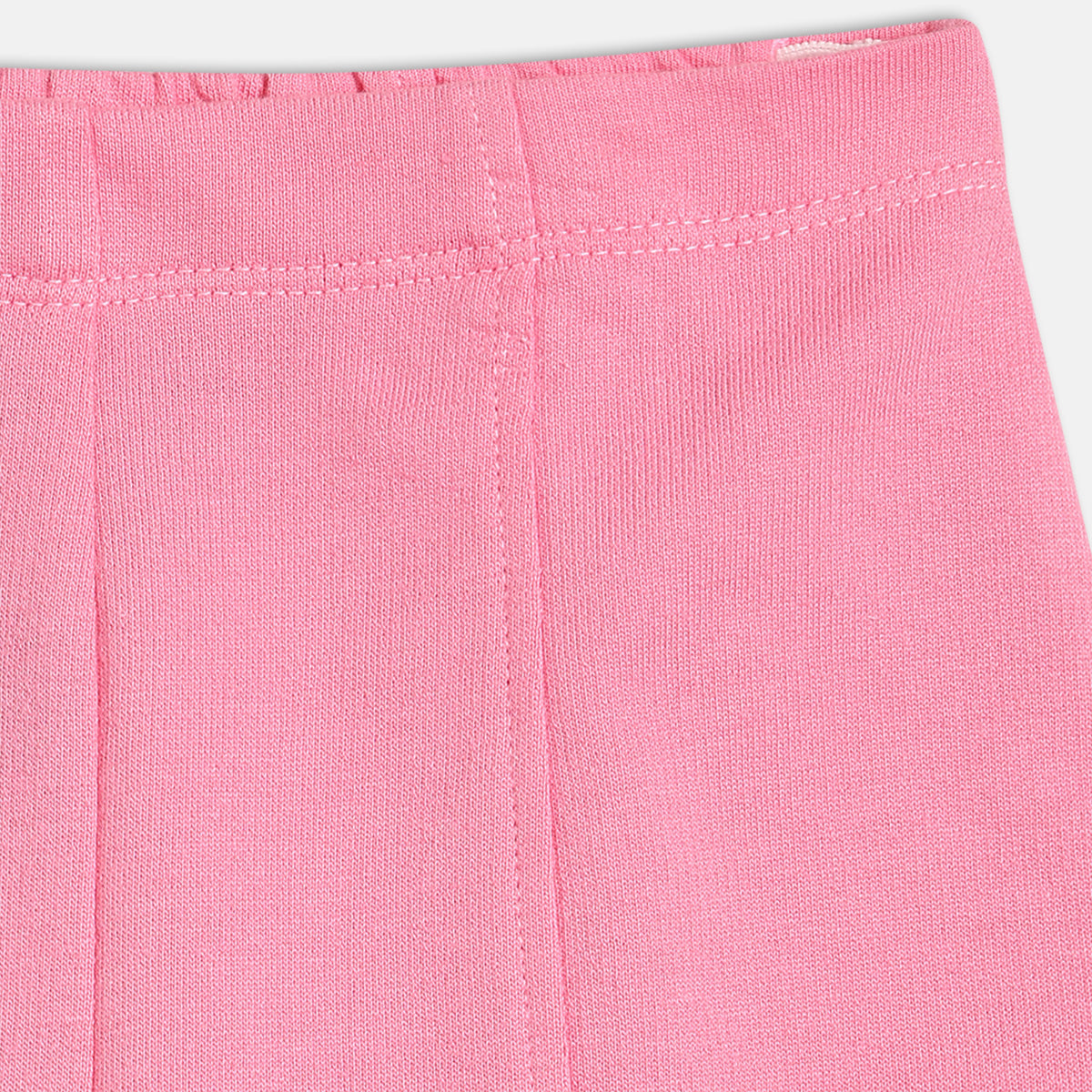 Baby Girls Solid Knit Shorts, Pink