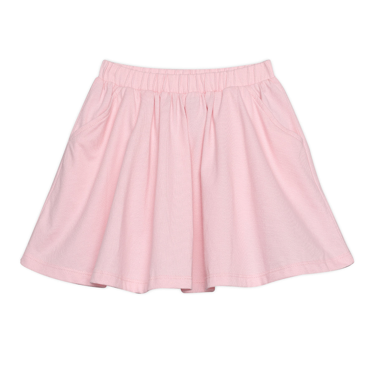 Baby Girls Cutie Flower Print T-Shirt and Skirt Set, Pink