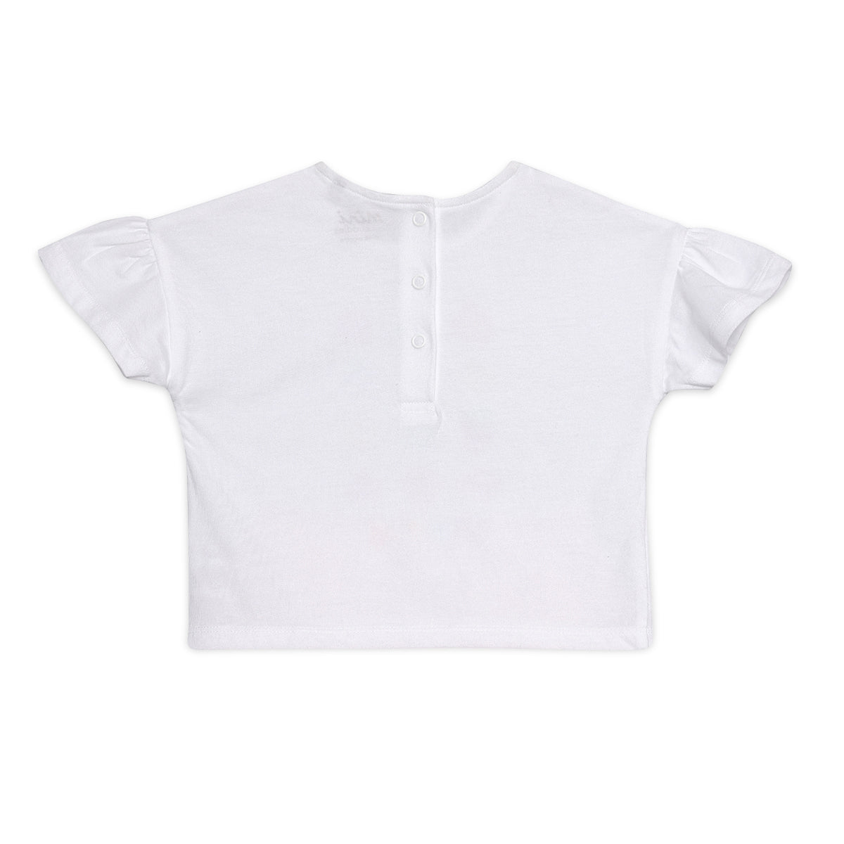 Baby Girls Cutie Flower Print T-Shirt and Skirt Set, Pink