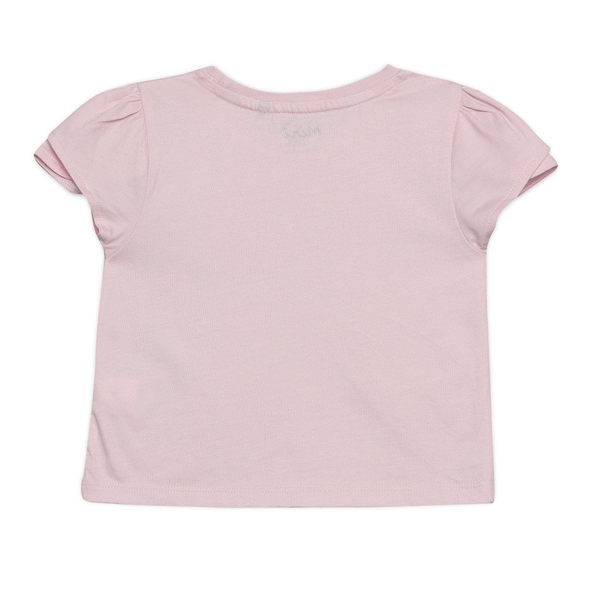 Baby Girls Parrot Print T-Shirt and Printed Skirt Set, Lilac