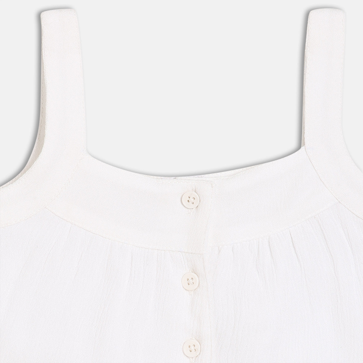 Baby Girls Printed Top And Skirt Set, White And Yellow