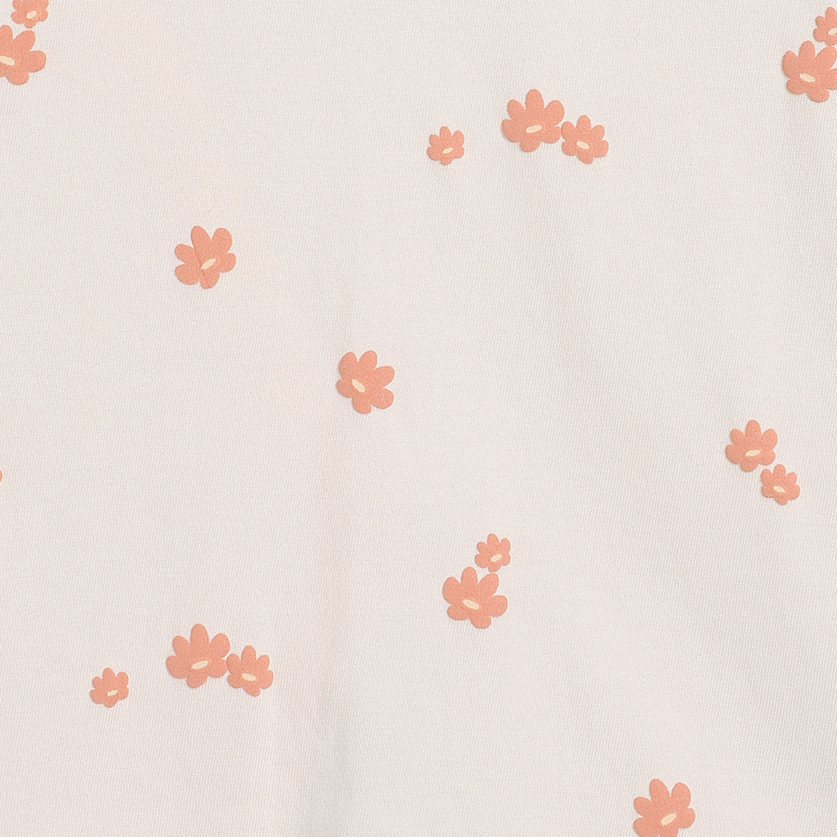 Baby Girls Printed Top with Striped Shorts Set, Cream & Peach