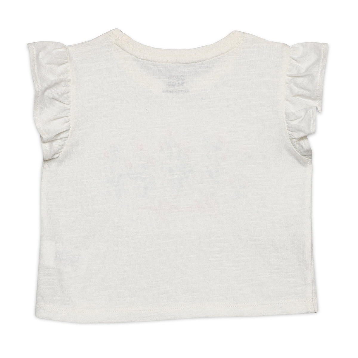 Baby Girls Floral Embroidered Top and Skirt, Cream and Light Blue