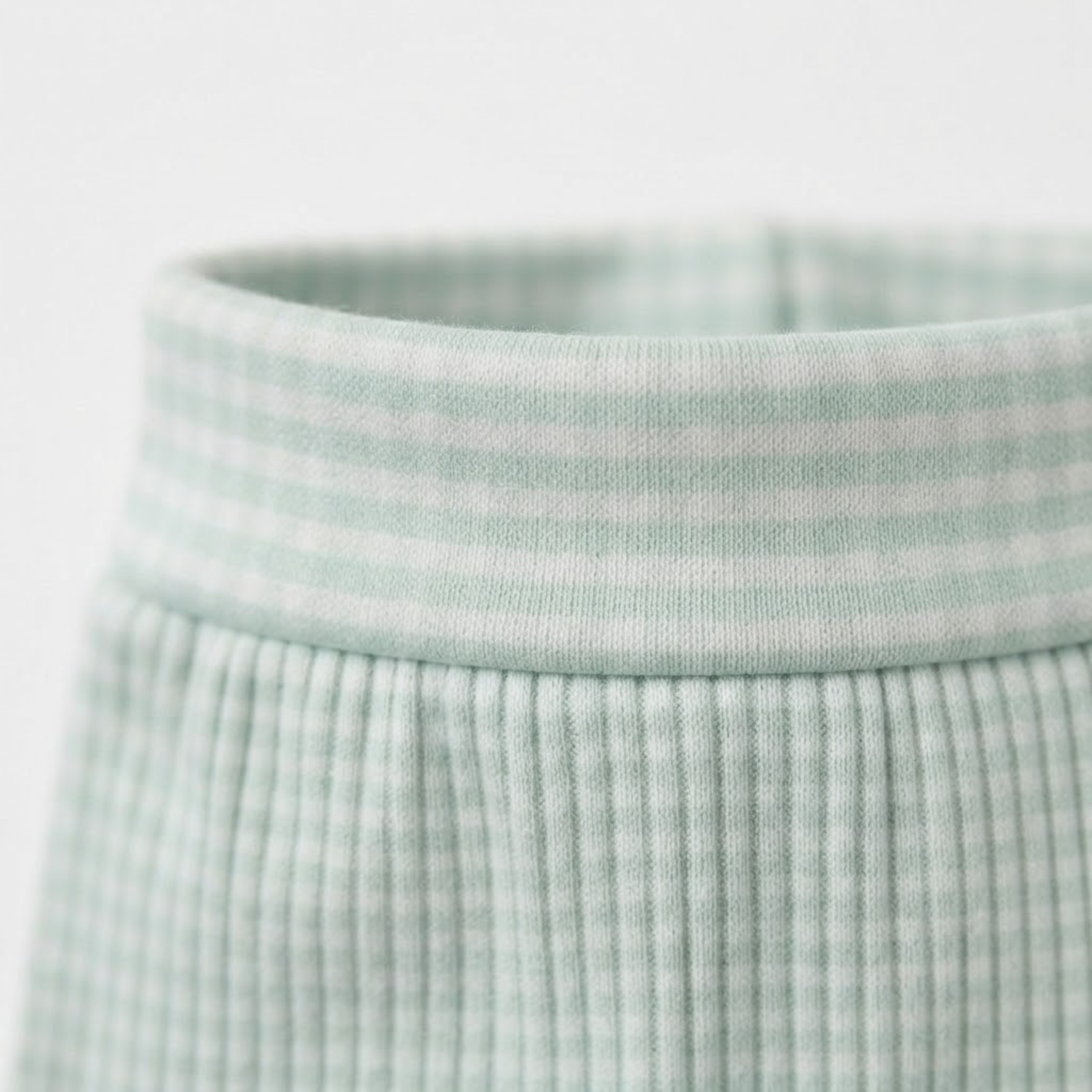 Baby Boys Mint Green and White Cotton Striped Pants Regular Fit Casual Wear