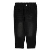 Baby Boys Black Denim Jeans Regular Fit Casual Kids Jeans
