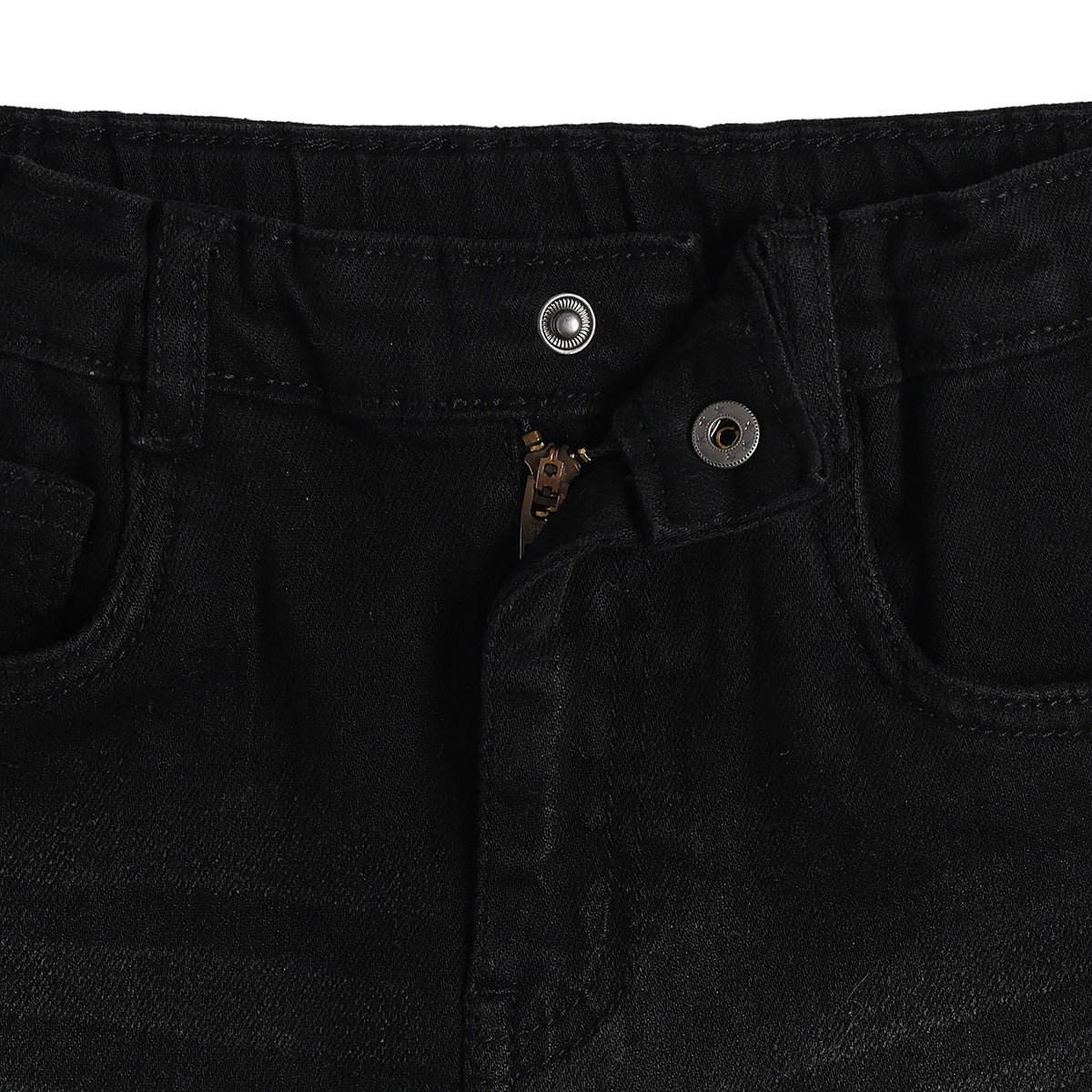 Baby Boys Black Denim Jeans Regular Fit Casual Kids Jeans
