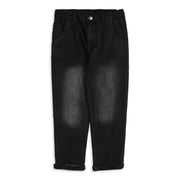Baby Boys Black Denim Jeans Regular Fit Casual Bottom