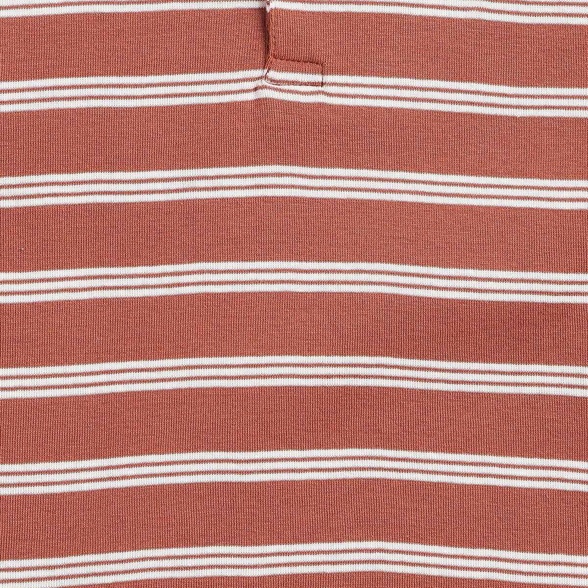 Boys Brown Striped Cotton Polo T-Shirt Regular Fit Casual Kids Polo T-Shirt