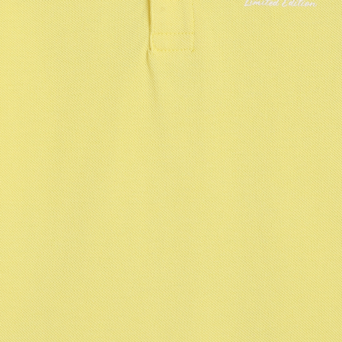 Baby Boys Yellow Cotton Logo Embroidered Polo T-Shirt Regular Fit Casual Wear