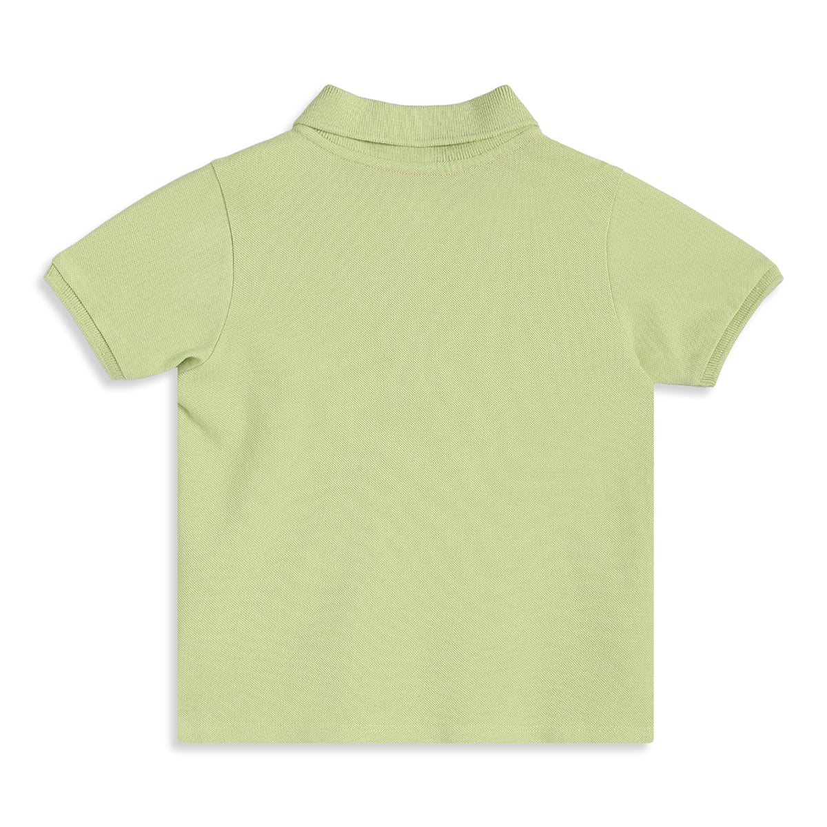 Baby Boys Light Green Cotton Logo Print Polo T-Shirt Regular Fit Casual Wear
