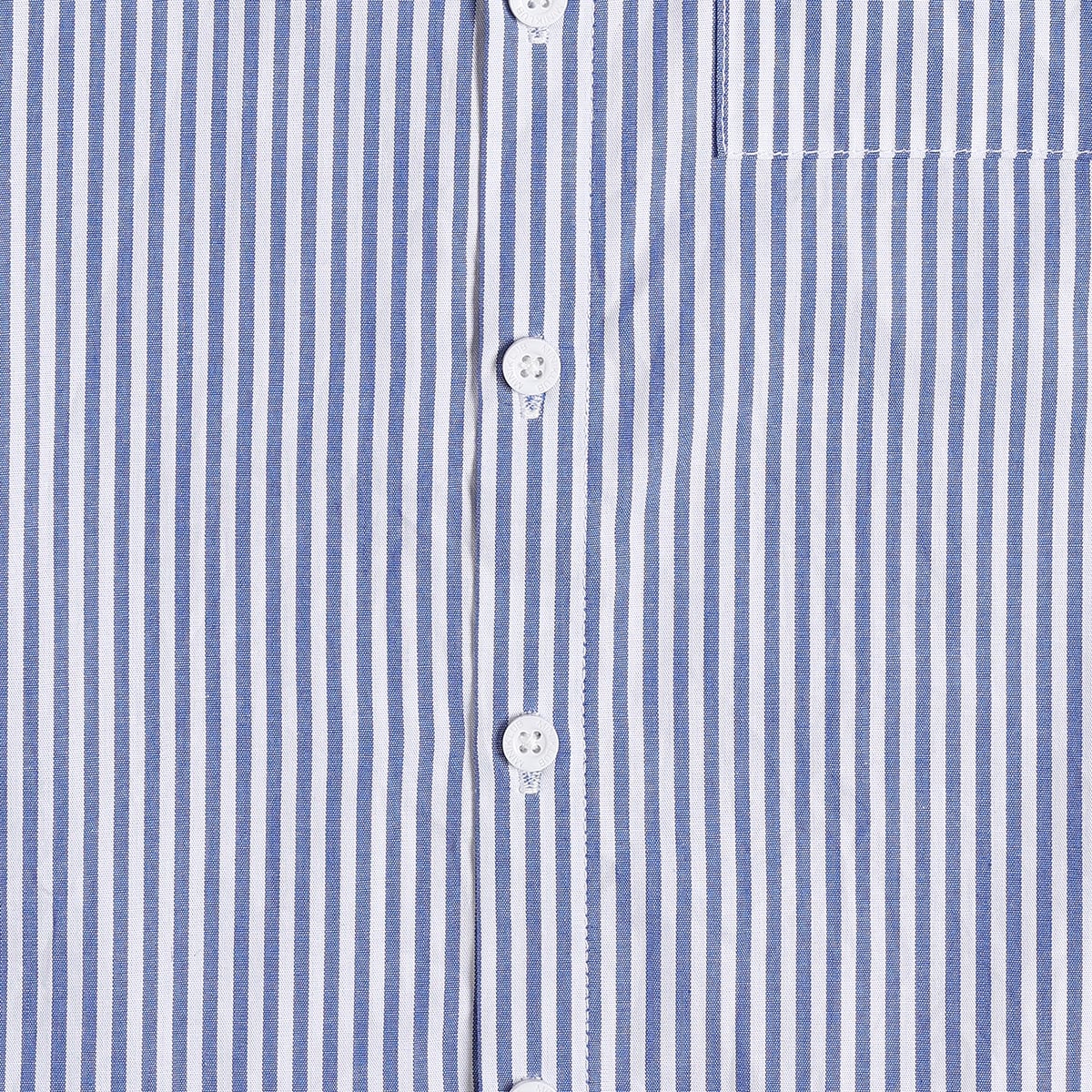 Boys Blue Striped Cotton Casual Shirt Regular Fit Half Sleeve Kids Shirt