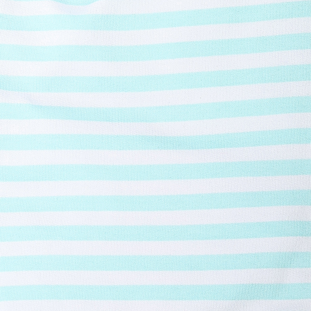 Boys Striped Cotton Shorts With Drawstring, Mint Green and White