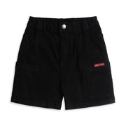 Baby Boys Black Cotton Denim Shorts Regular Fit Casual Kids Shorts