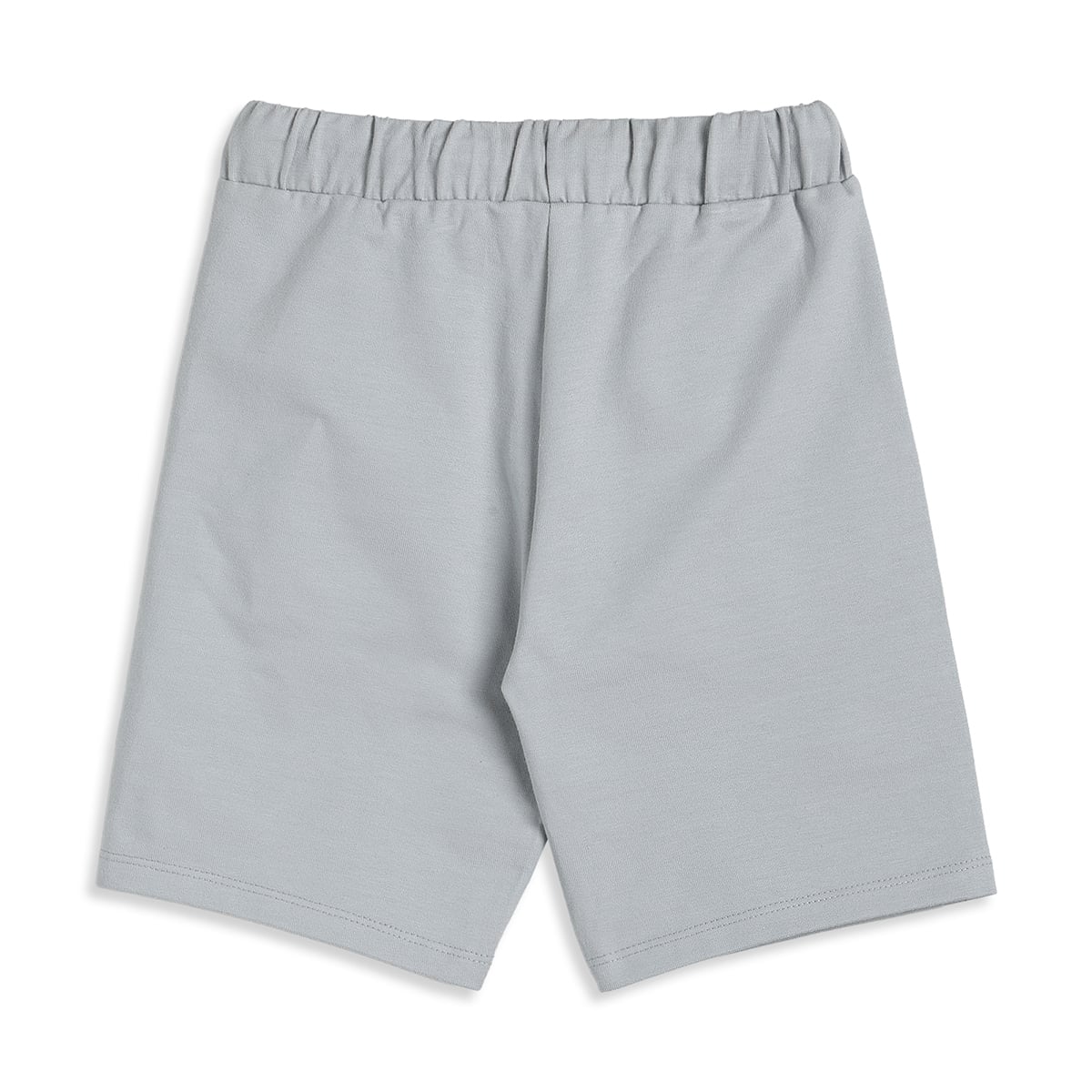 Baby Boys Grey Cotton Logo Print Shorts Regular Fit Casual Wear