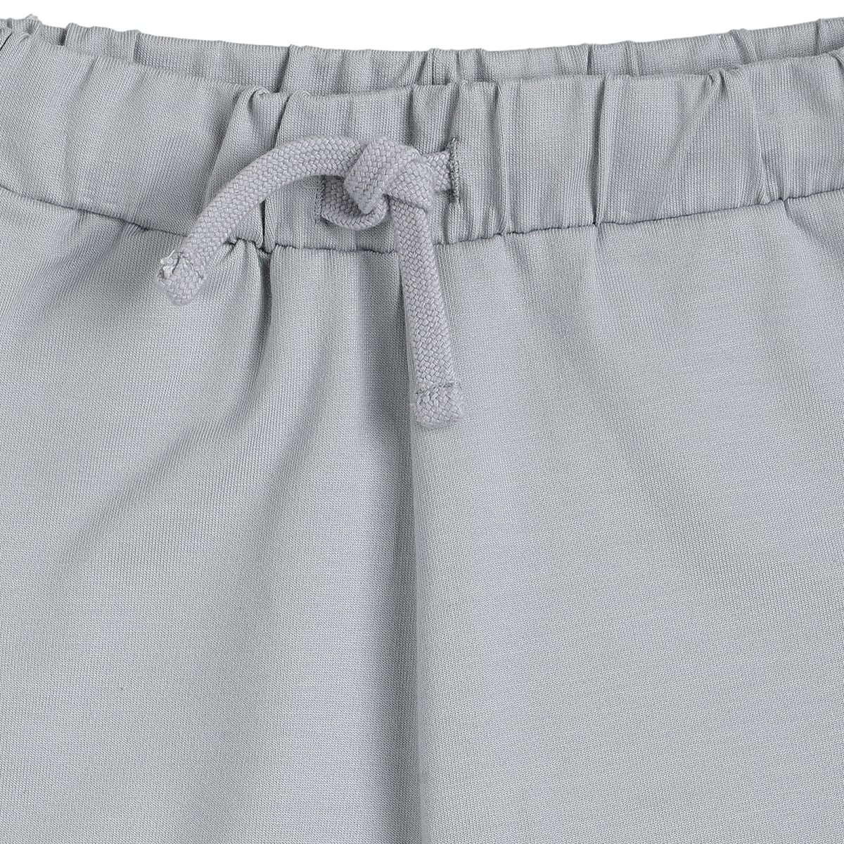 Baby Boys Grey Cotton Logo Print Shorts Regular Fit Casual Wear